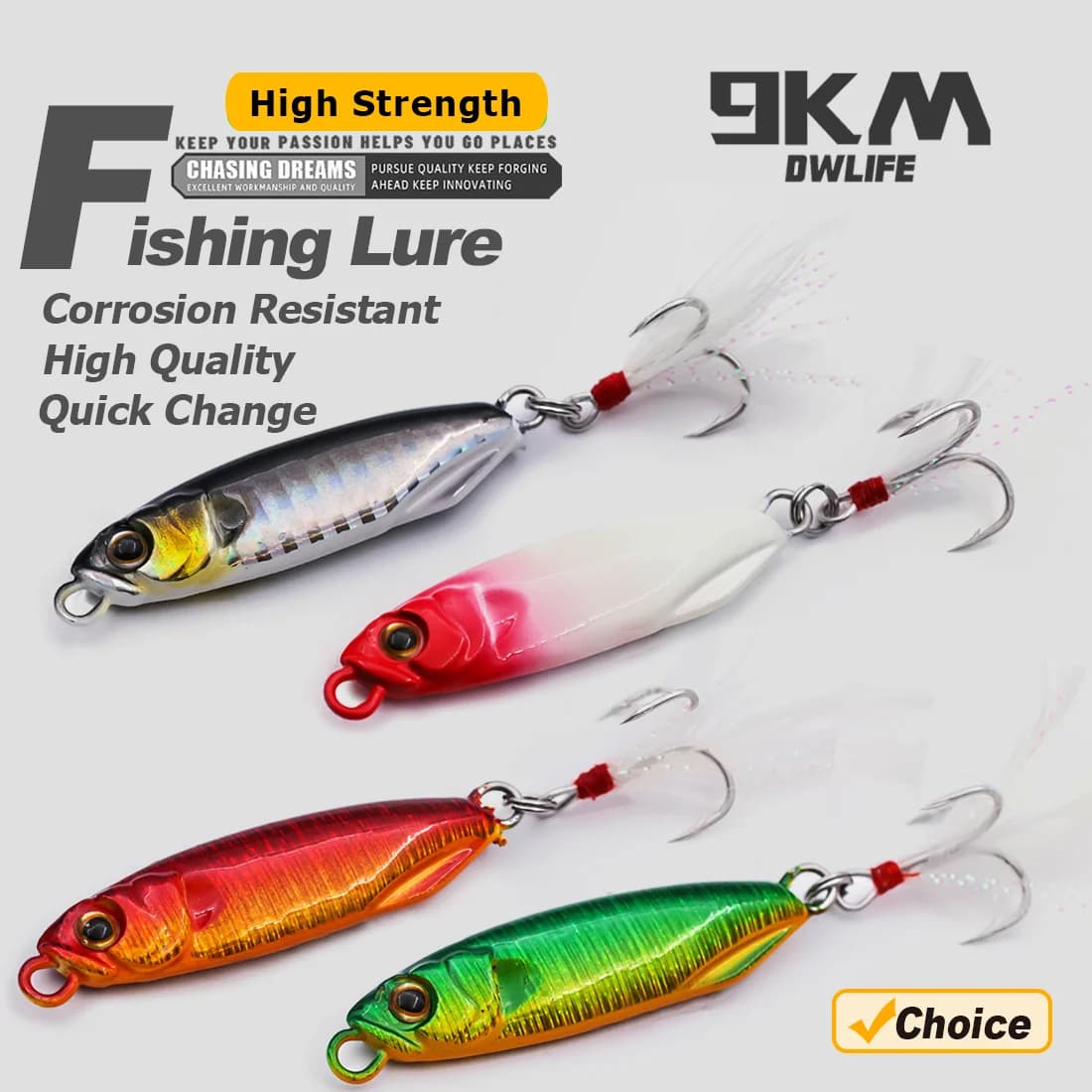 เหยื่อ jigging สำหรับตกปลาทะเล (20-37.5g)