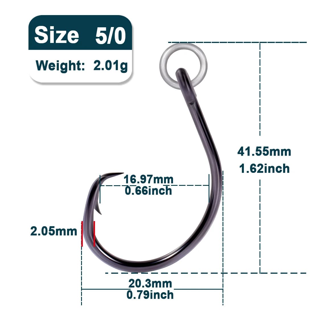 เบ็ดวงแหวนปลายงอ (Circle Hooks) สำหรับตกปลาดุกน้ำเค็ม