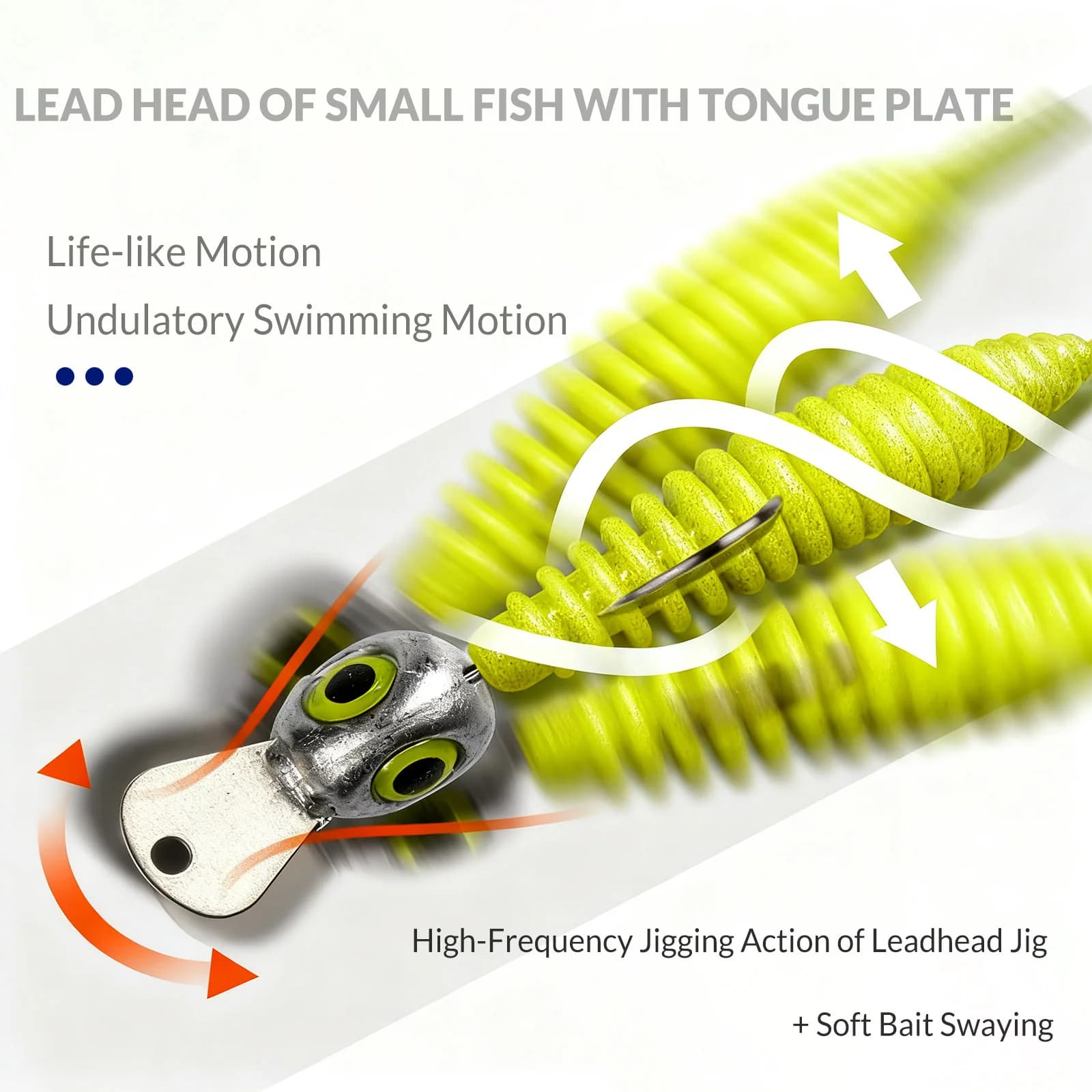 ตะขอเบ็ด Shaky Head Jig พร้อมแผ่นกันสวะ 10 ชิ้น
