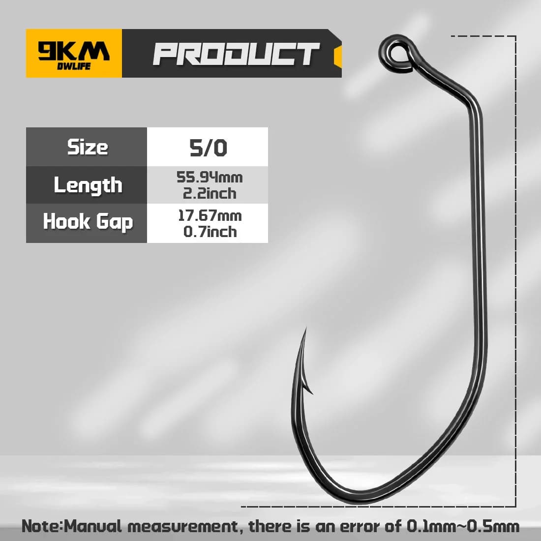 เบ็ด Aberdeen Jig Hook มุม 60 องศา ก้านยาว