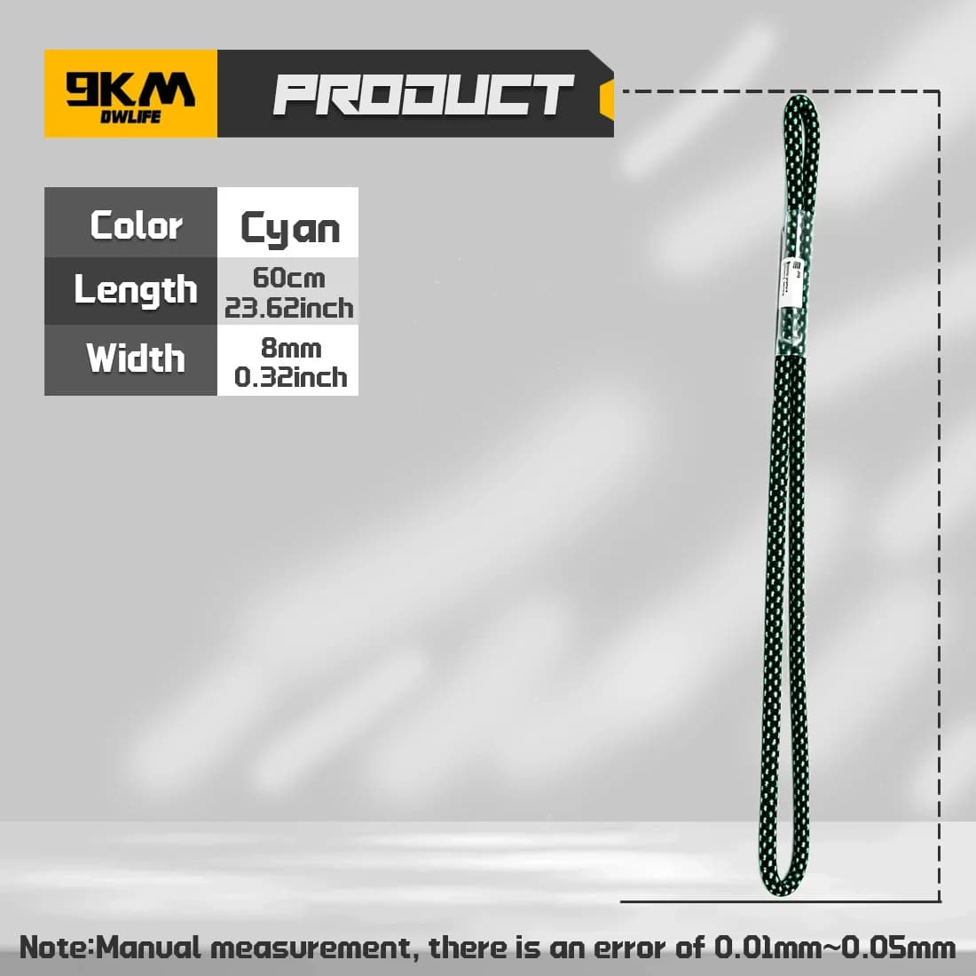 เชือก Prusik เย็บสำเร็จ สำหรับปีนเขาและงาน Rigging